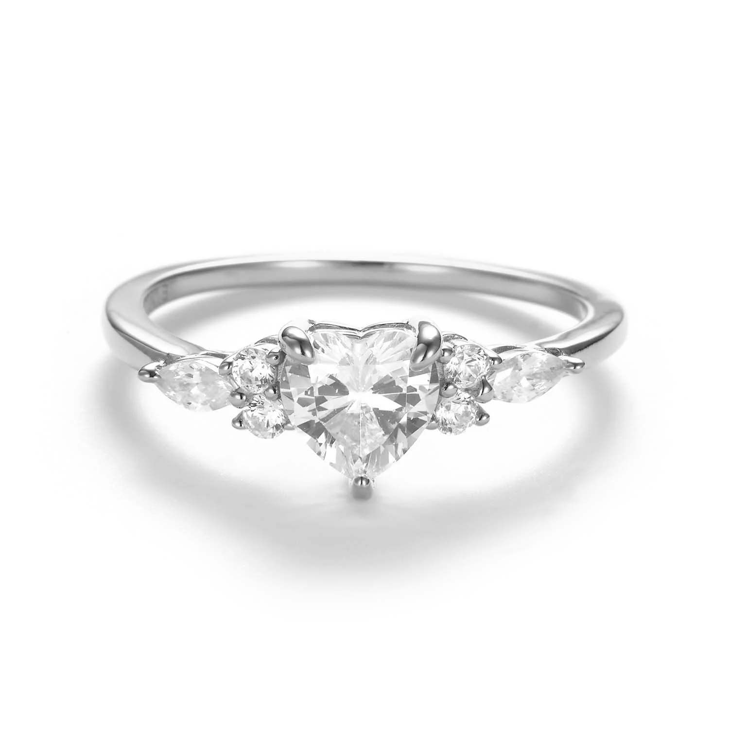 View Jewellery - Samara Sparkle ring m. zirkonia - Rhodineret sølv