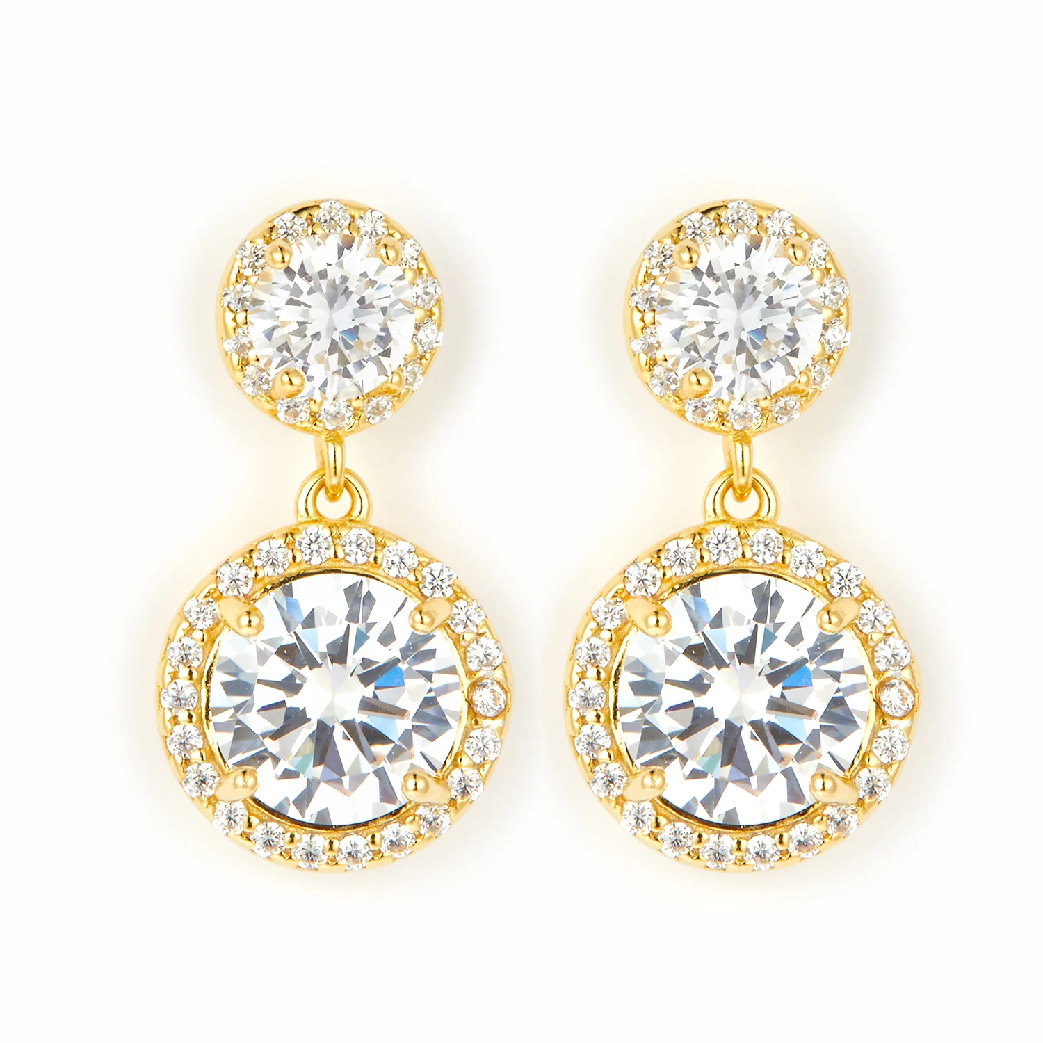 View Jewellery - Samina øreringe - Forgyldt sølv