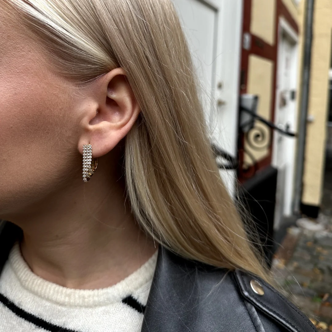 View Jewellery - Smille øreringe - Forgyldt sølv - Image 3