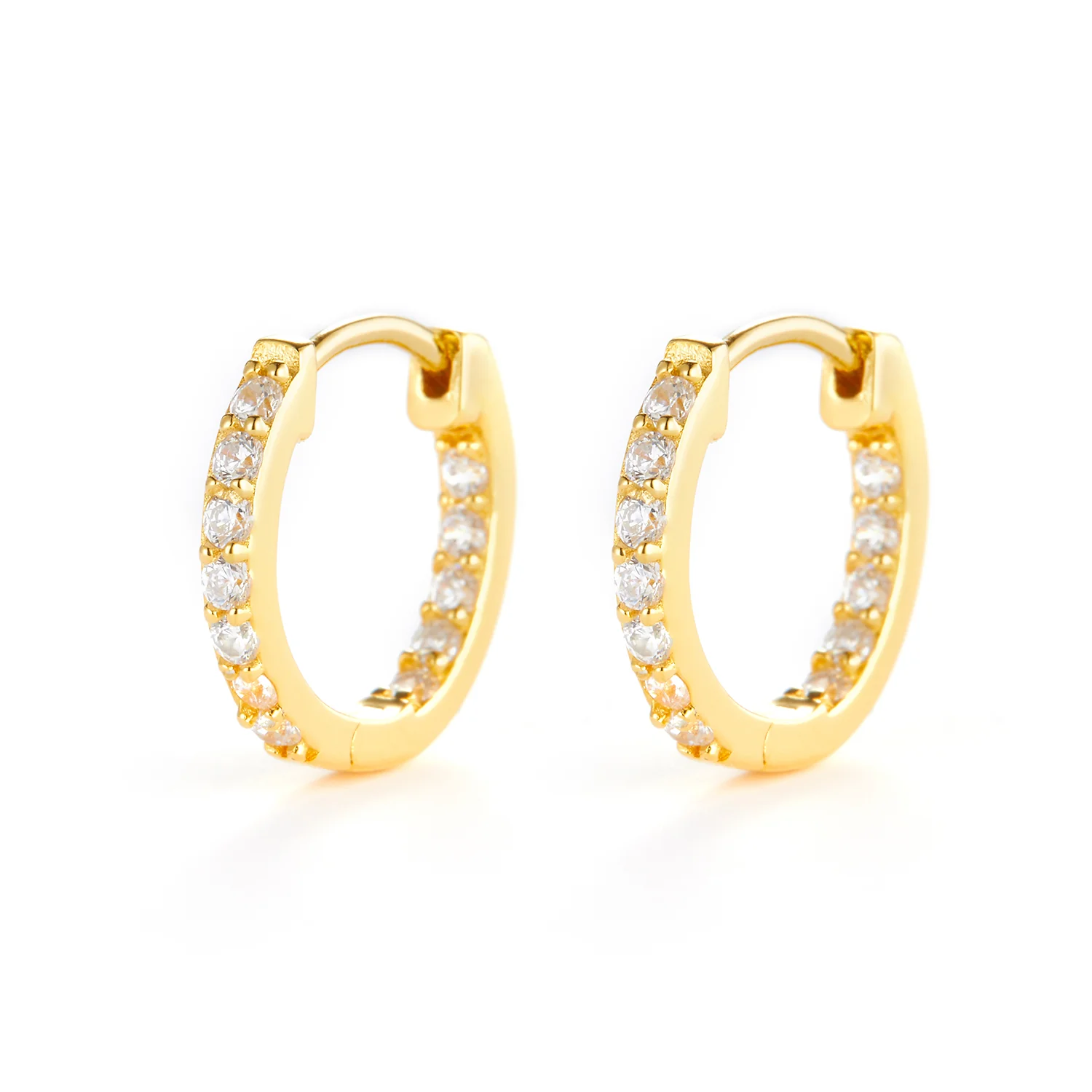 View Jewellery - Thalia Small øreringe, 13 mm - Forgyldt sølv