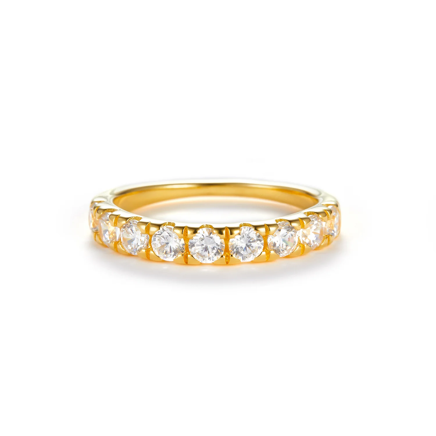View Jewellery - Tiffanie ring, zirkoner - Forgyldt sølv